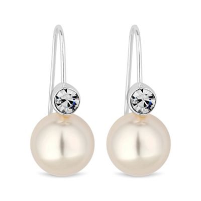 Cream pearl earring